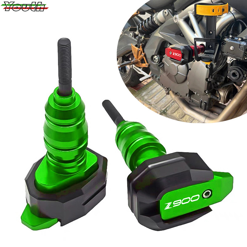 O-กันล้มมอเตอร์ไซค์ สำหรับ Z900 Z900RS Z 900 900RS ปี 2017-2022 2023 ชุดป้องกันเฟรมสไลเดอร์  แผ่นกัน