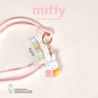 Miffy เชือกเส้นเล็กโทรศัพท์มือถือ Anti-Lost Handy เครื่องมือCrossbodyสายคล้องโทรศัพท์มือถือCrossbodyปรับน่ารักสาวของขวัญวันเกิด