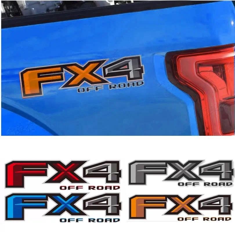 3D FX4 Off Road Decal สติกเกอร์ F150 ข้างเตียง 4x4 รถบรรทุก Decal ไวนิล Super Duty F150 F250 F350 F4
