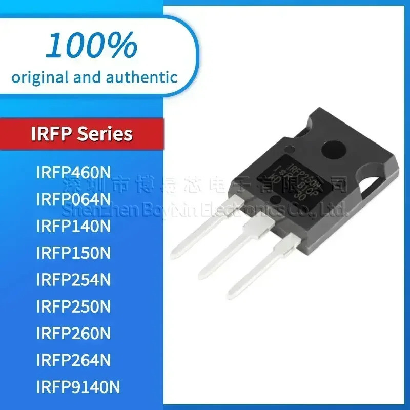 5PCS IRFP460N IRFP064N IRFP140N IRFP150N IRFP254N IRFP250N IRFP260N IRFP264N IRFP9140N สีดํา PC shel