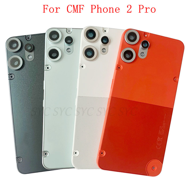 ฝาหลังด้านหลังประตูสําหรับ Nothing CMF โทรศัพท์ 2 Pro A001 ฝาครอบแบตเตอรี่อะไหล่ซ่อม