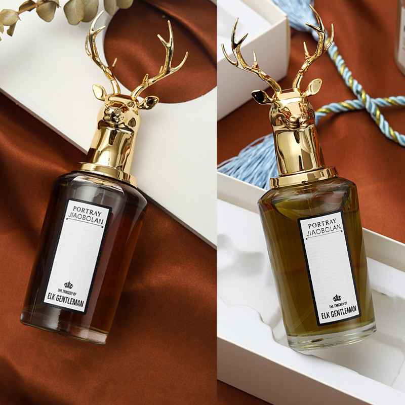 Joblan สัตว์หัว Hound สุนัข Tiger Head กวางสัตว์ Portrait สุภาพสตรีผู้ชายน้ําหอม Lasting Light กลิ่นหอมสด 80ml3.20