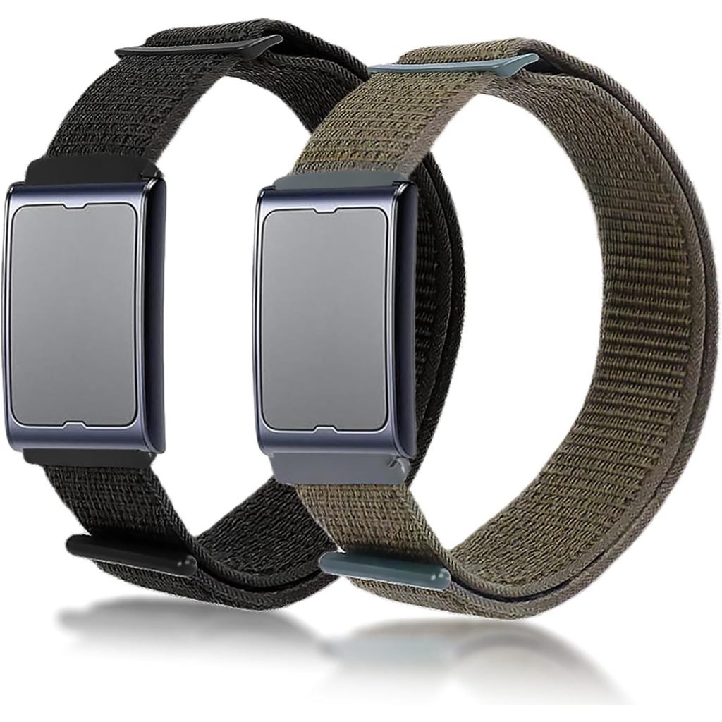 Seltureone 2 Pack Bicep Band เข้ากันได้กับสายรัด Amazfit Helio, 40 ซม.ความยาวไนลอนยืดเข้ากันได้กับสา