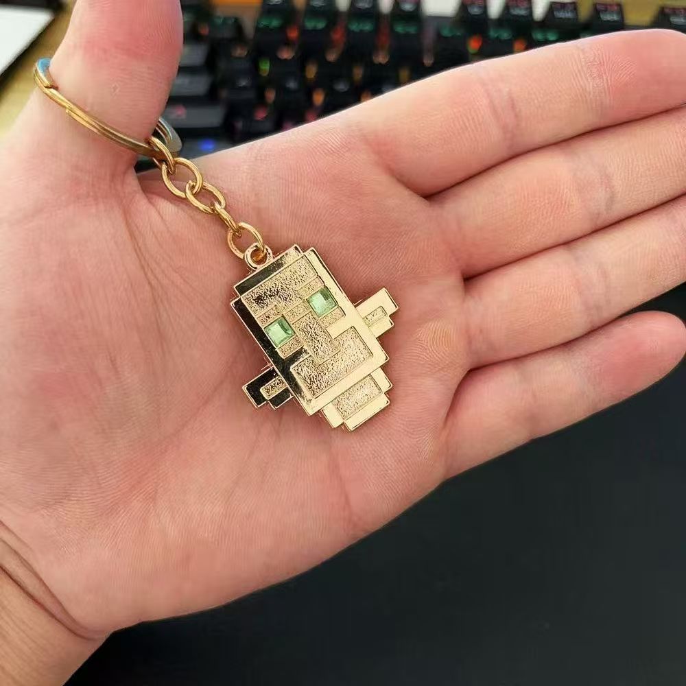 เกม Totem of Undying คอสเพลย์พวงกุญแจโลหะผสม Cyberpunk จี้พวงกุญแจ Key Chain กระเป๋าเครื่องประดับอุป