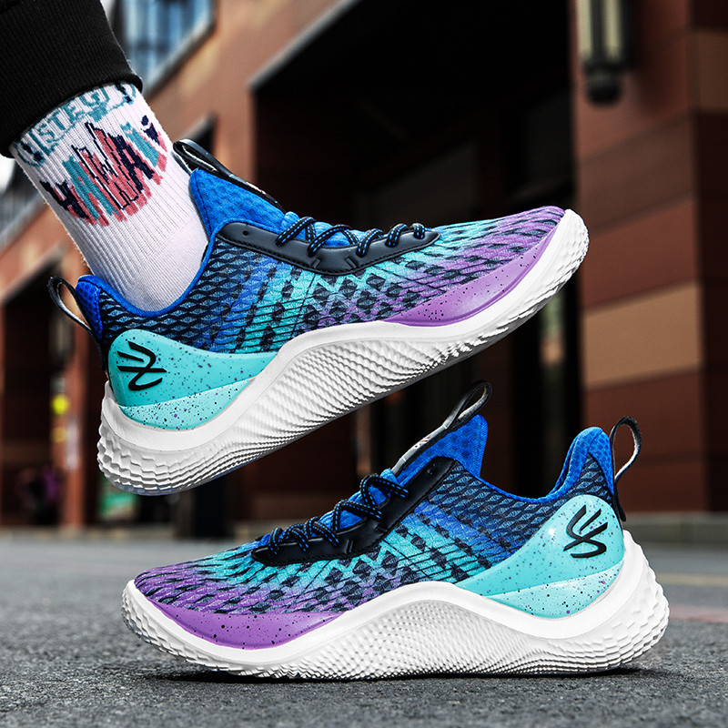 รองเท้าบาสเก็ตบอล Curry 10th Generation แบบ Low-Top สวมใส่ง่าย มีระบบดูดซับแรงกระแทก เหมาะสำหรับทั้ง