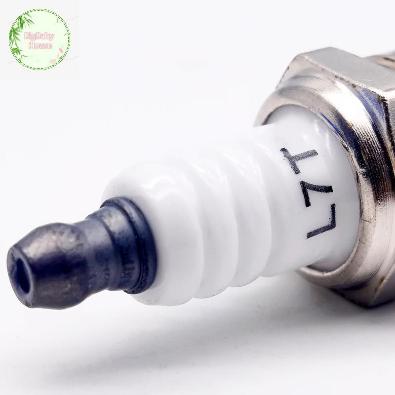 BigBabyHouse 1pcs L7T Spark Plug สําหรับลูกโซ่และเครื่องตัดแปรง Gasolina Chainsaws อะไหล่สวนเครื่องม