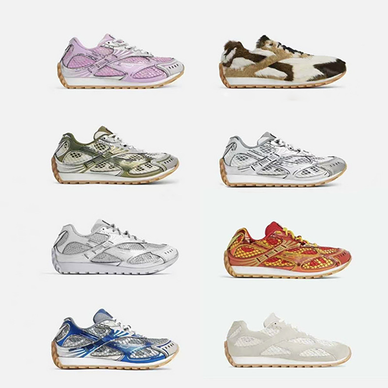 KTKN J1L 顶版版本RV BV 银色厚底老爹鞋休闲王一博同款网面Orbit Sports Shoes