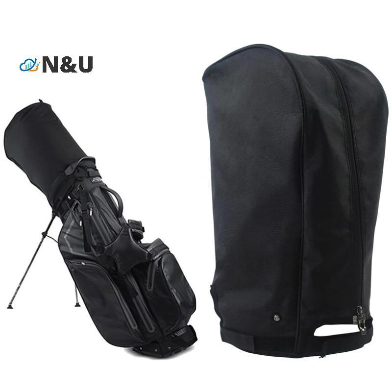 N&U ถุงกอล์ฟ Rain Cover กันฝุ่น Rain Hood Club Protector ถุงกอล์ฟแบบพกพา Rain Cover สําหรับถุงกอล์ฟแ