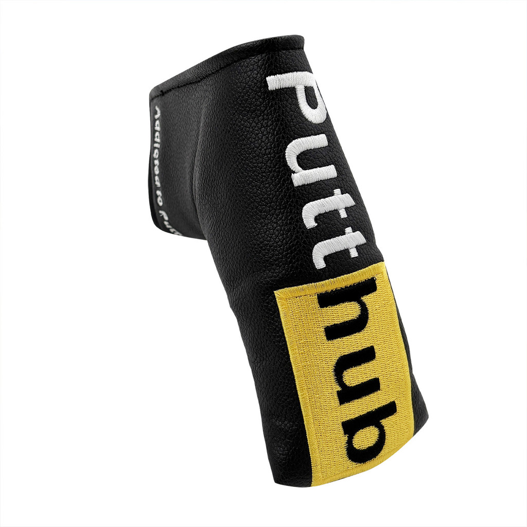 Black Classic cover ไม้กอล์ฟ cover putter และ Mallet Putter Magnetic Headcover กีฬากอล์ฟคลับป้องกันศีรษะ