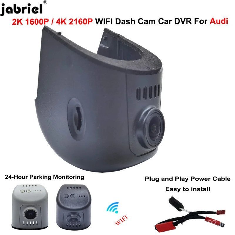 Plug and Play 4K 2K รถ DVR Dash Cam สําหรับ Audi a3 a4 a5 a6 a7 a8 q3 q5 q7 b4 b5 b6 b7 b8 b9 8v c5 
