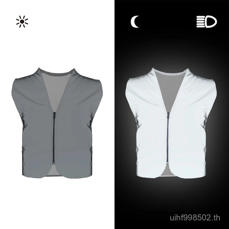 Salzmann เสื้อสะท้อนแสง Hi-Vis UV Protection - เหมาะสำหรับกีฬากลางแจ้ง เช่น การปั่นจักรยานและวิ่ง