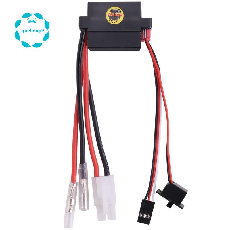 [Fast Q9]Rc ESC 320A 6-12V ตัวควบคุมความเร็ว ESC Brushed พร้อม 2A BEC สําหรับ RC Boat U6L5