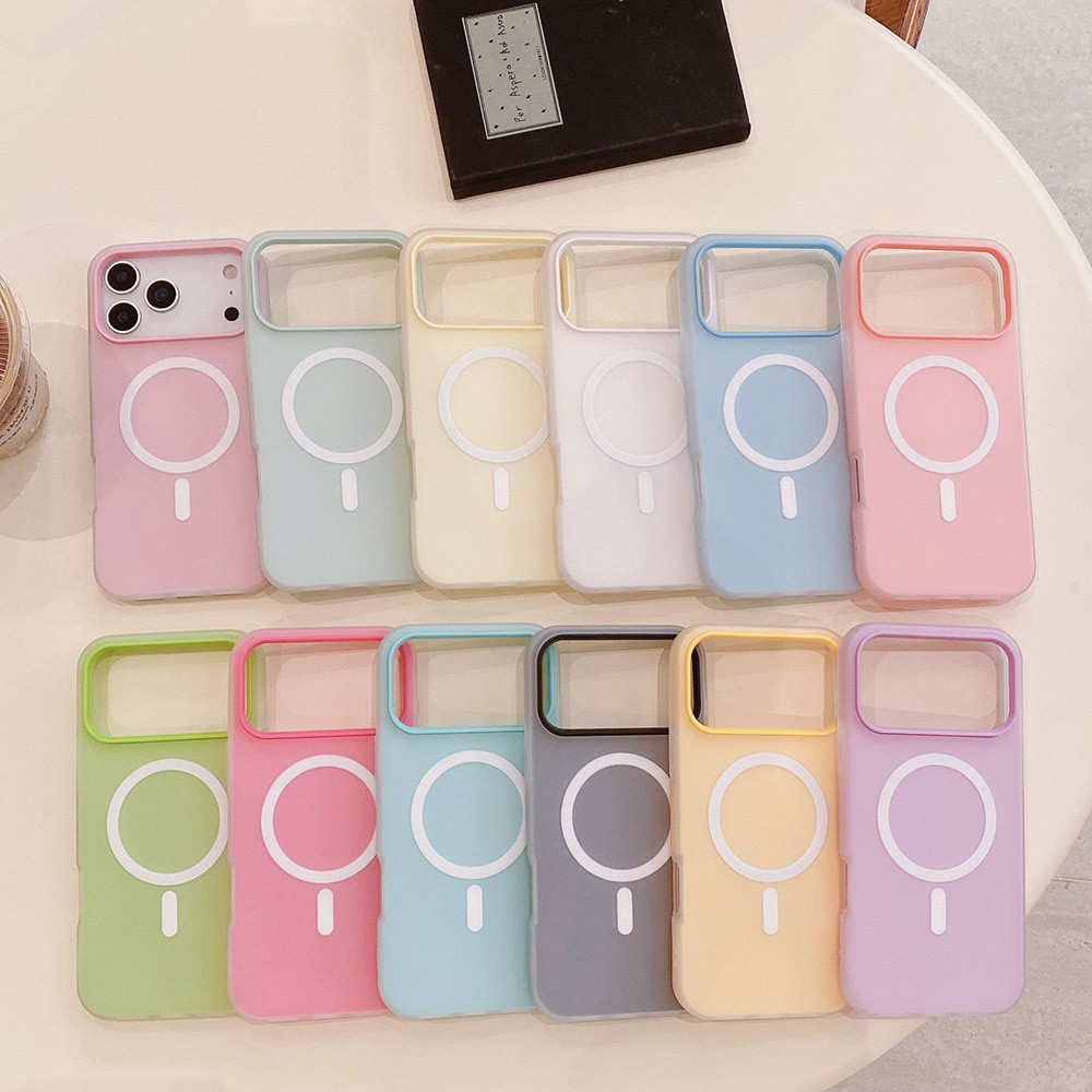 เคสซิลิโคนแม ่ เหล ็ กเคลือบหรูหราสําหรับ IPhone 15promax 14promax 14Plus 15Plus 13 12 11 Pro Max ปลอกนุ ่ ม 17 16promax