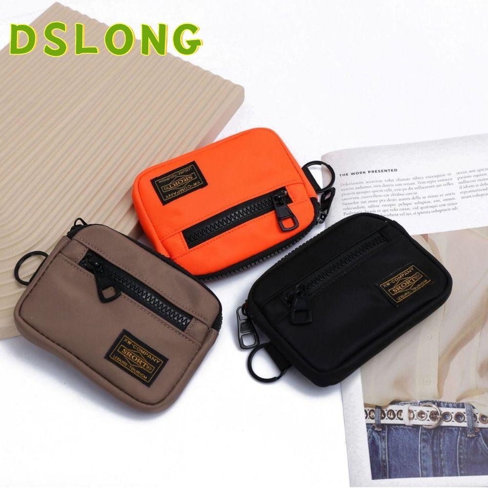 DSLONG กระเป๋าใส่เหรียญและบัตรแบบซิปรองเท้า สำหรับเด็กผู้ชาย
