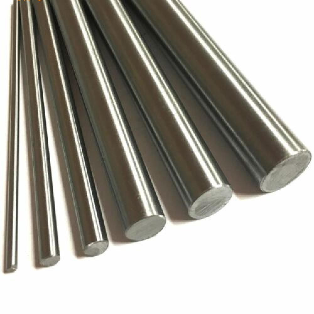 ⭐316 สแตนเลสสตีลรอบ Rod Bar Ground Stock Linear Shaft, 500 มม.ความยาว M3 M4 M5 M6 M8 M10 M12 M14