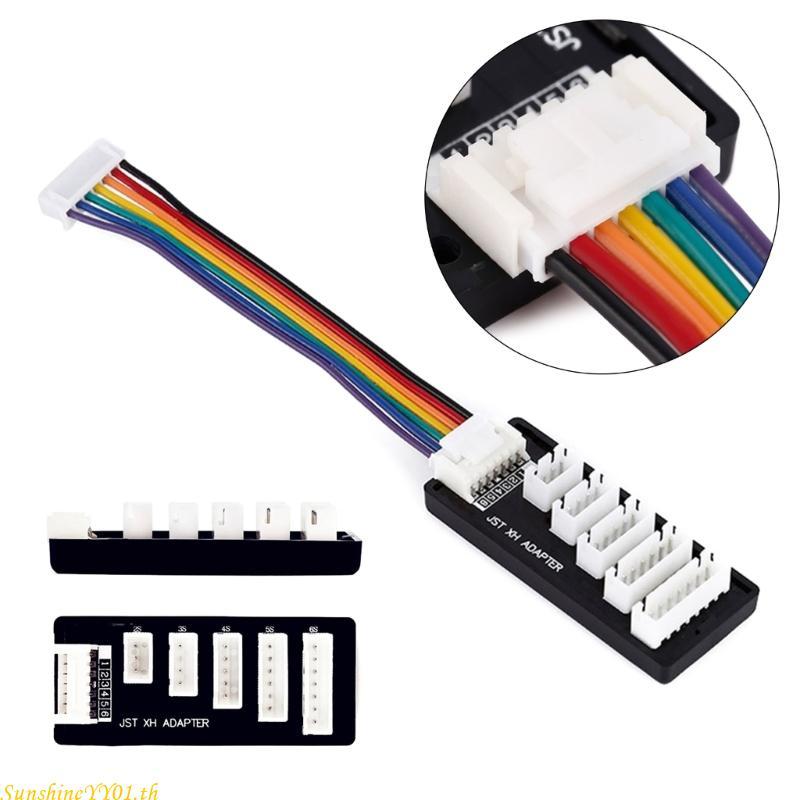 SUN JST-XH Board Balance ขยายเครื่องชาร์จอะแดปเตอร์สําหรับ IMAX B6 B6AC A6 2S-6S LiPo Chargers เปลี่