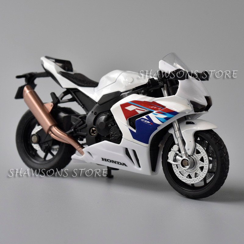 1:18 Scale Diecast Motorcycle Model Toys Honda CBR1000RRR Sport Bike Miniature Replica