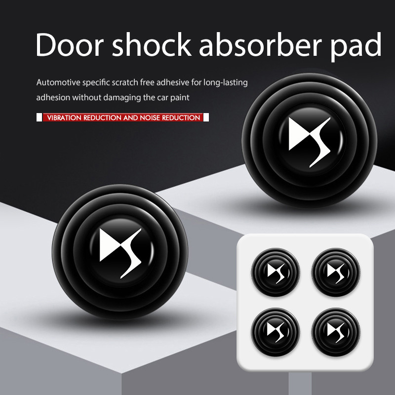 สําหรับ DS ซิลิโคนแผ่นประตูรถ Shock-Absorbing เงียบ Anti-collision Protector สติกเกอร์บัฟเฟอร์ปะเก็น