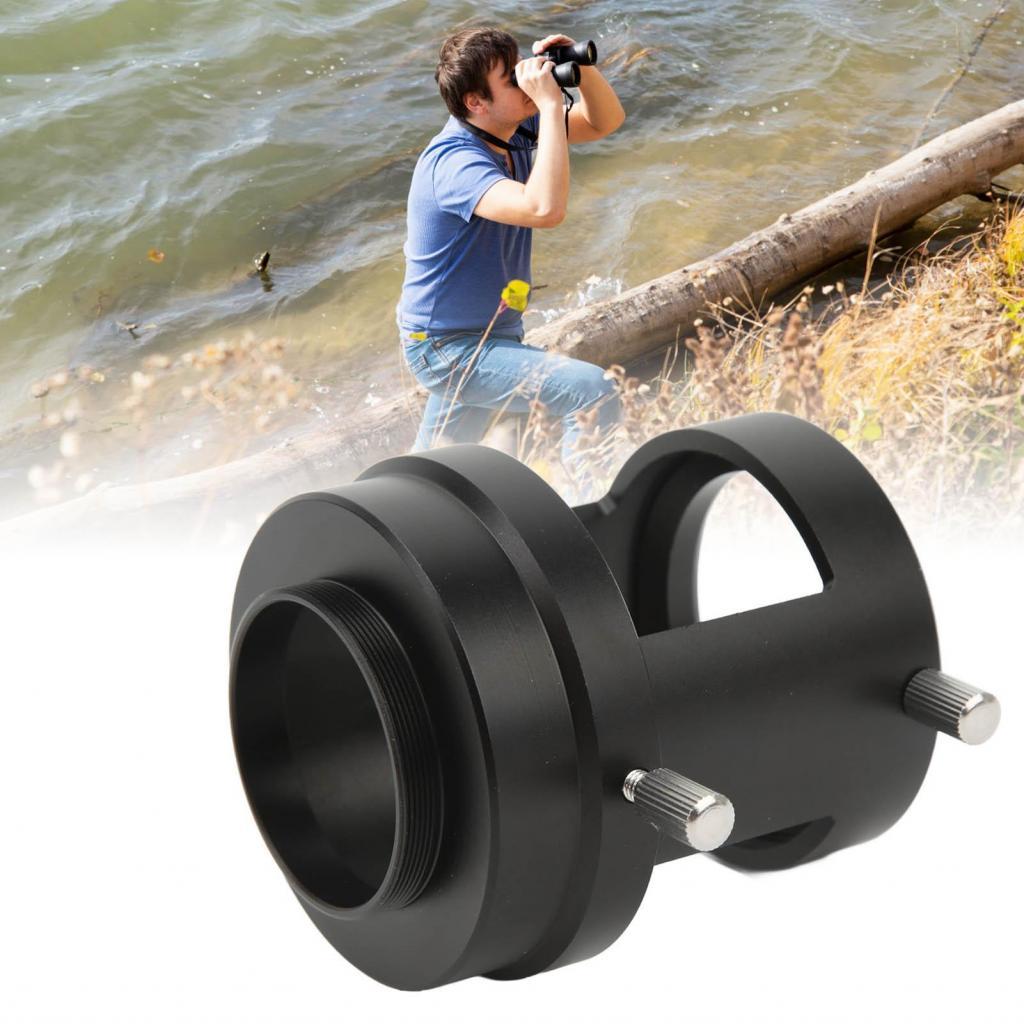 T Mount Spotting Scope กล้อง อะแดปเตอร์แหวนอลูมิเนียมอัลลอยด์สำหรับการถ่ายภาพภาพ