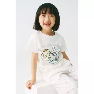 H&M(เอชแอนด์เอ็ม) เสื้อยืดพิมพ์ลาย เด็กหญิง 1327765_1