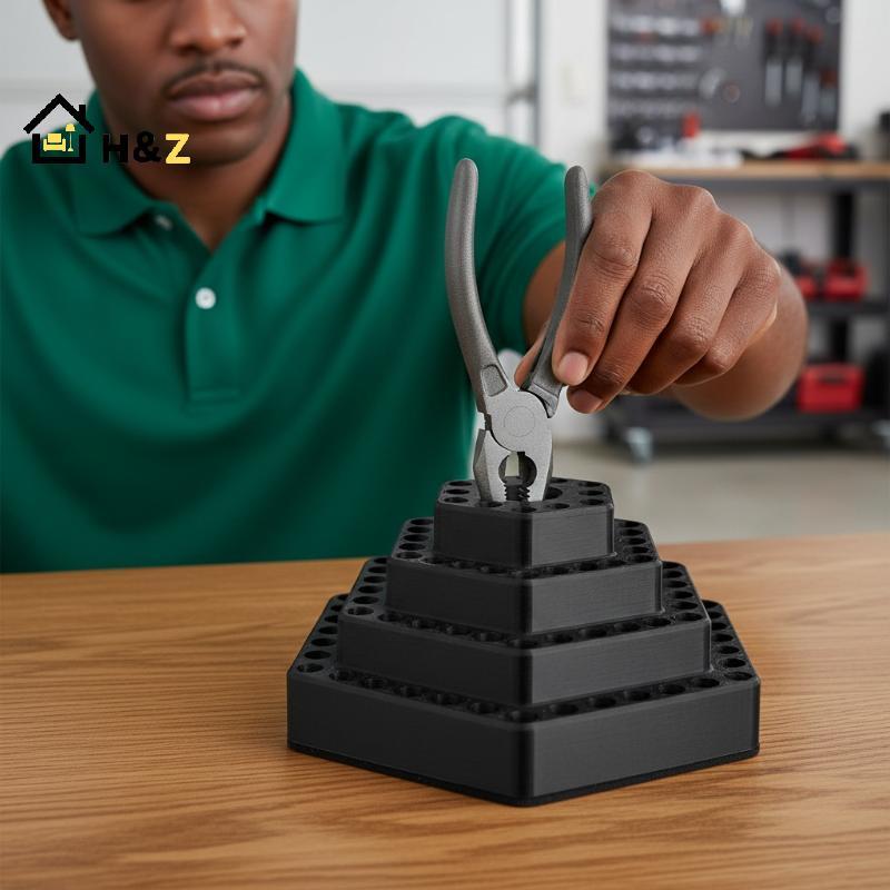 Kaleidoscope 1 ชิ้น Bit Hex Shank Organiser Bit ผู้ถือกล่องสําหรับเจาะ 4.8 มิลลิเมตร/หกเหลี่ยมเคล็ดล