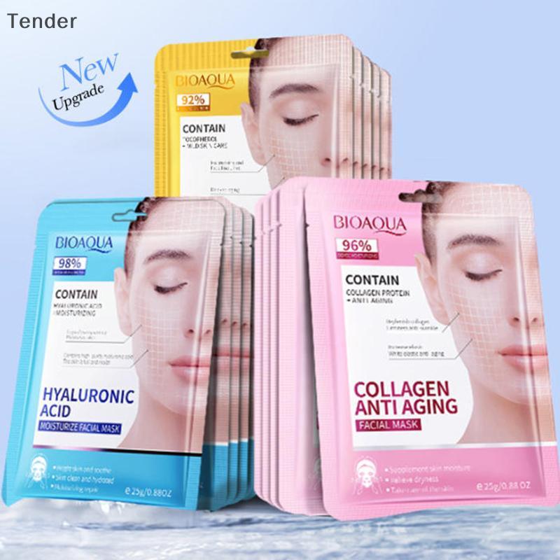 BIOAQUA [ที่ต้องการ] 10ชิ้น ไบโออควา เรตินอลคอลลาเจนต่อต้านริ้วรอยพอกหน้าให้ความชุ่มชื้นต่อต้านริ้วรอยไวท์เทนนิ่งหน้ากากใบหน้าผลิตภัณฑ์ดูแลผิวหน้า[ขาย] – โปรปัง