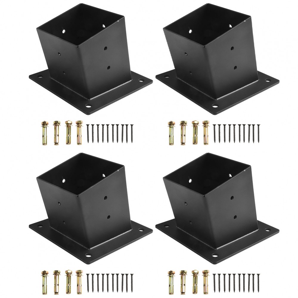 Pergola Brackets ฮาร์ดแวร์ที่จําเป็นการก่อสร้างเหล็กติดตั้งง่าย