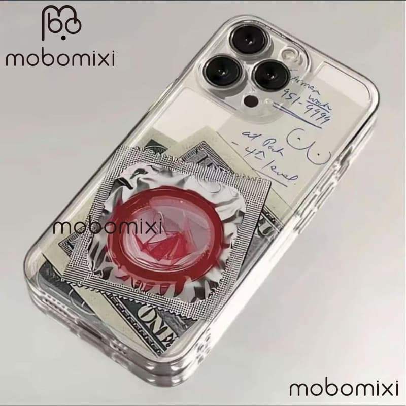 เข้ากันได้กับ Iphone 11 Iphone 16 PRO MAX Iphone 17 PRO MAXStylish Premium Dollar สติกเกอร์กันกระแทก
