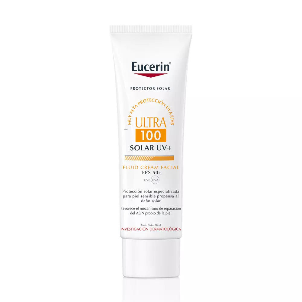 Eucerin Sun Ultra 100 UV+ ยูเซอริน ซัน อัลตร้า 100 ยูวี+ 80 ml # 80มล.