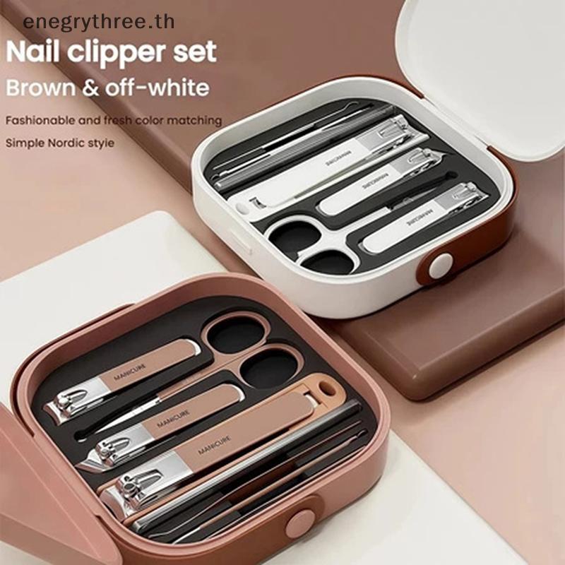 TH & Fashion 8-in-1 Nail Set Tool for Nails Box Professional Pedicure Nail Cutter Set Nail Care Nail
