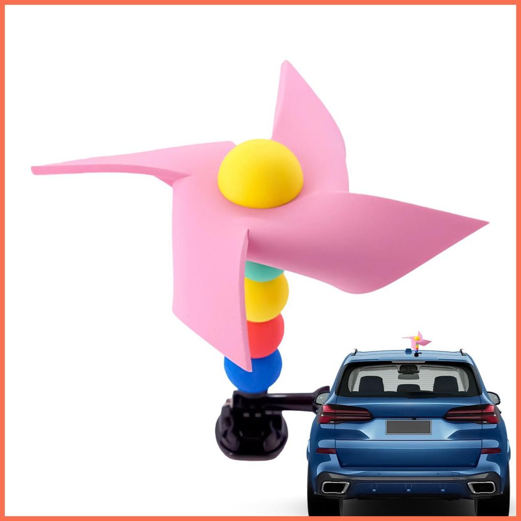 ตกแต่งสําหรับรถยนต์ยอดนิยมที่มีสีสันรถ Pinwheel รถหมุน Pinwheel ตกแต่งสําหรับยานพาหนะ Trailer RV ซีด