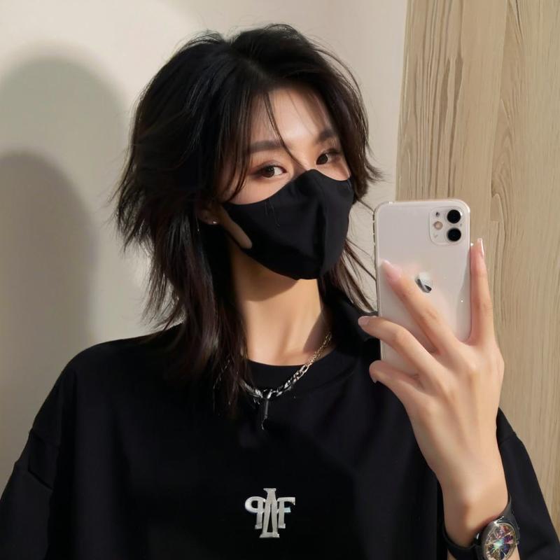 Popular~Japanese-style medium-long hair wig, new wolf tail mullet style cos Full Wig Factory3z