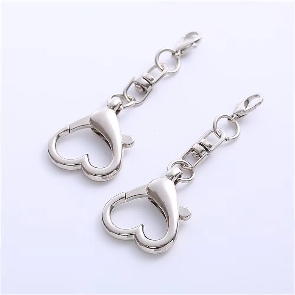 KANGNAI พวงกุญแจหัวใจ, เครื่องประดับ DIY ทํารูปหัวใจ Clasp พวงกุญแจจี้, แฟชั่นพวงกุญแจอุปกรณ์เสริมสําหรับ DIY ราคา ถูกที่สุด ดีลบีเคเค แกลเลอรีภาพที่ 5