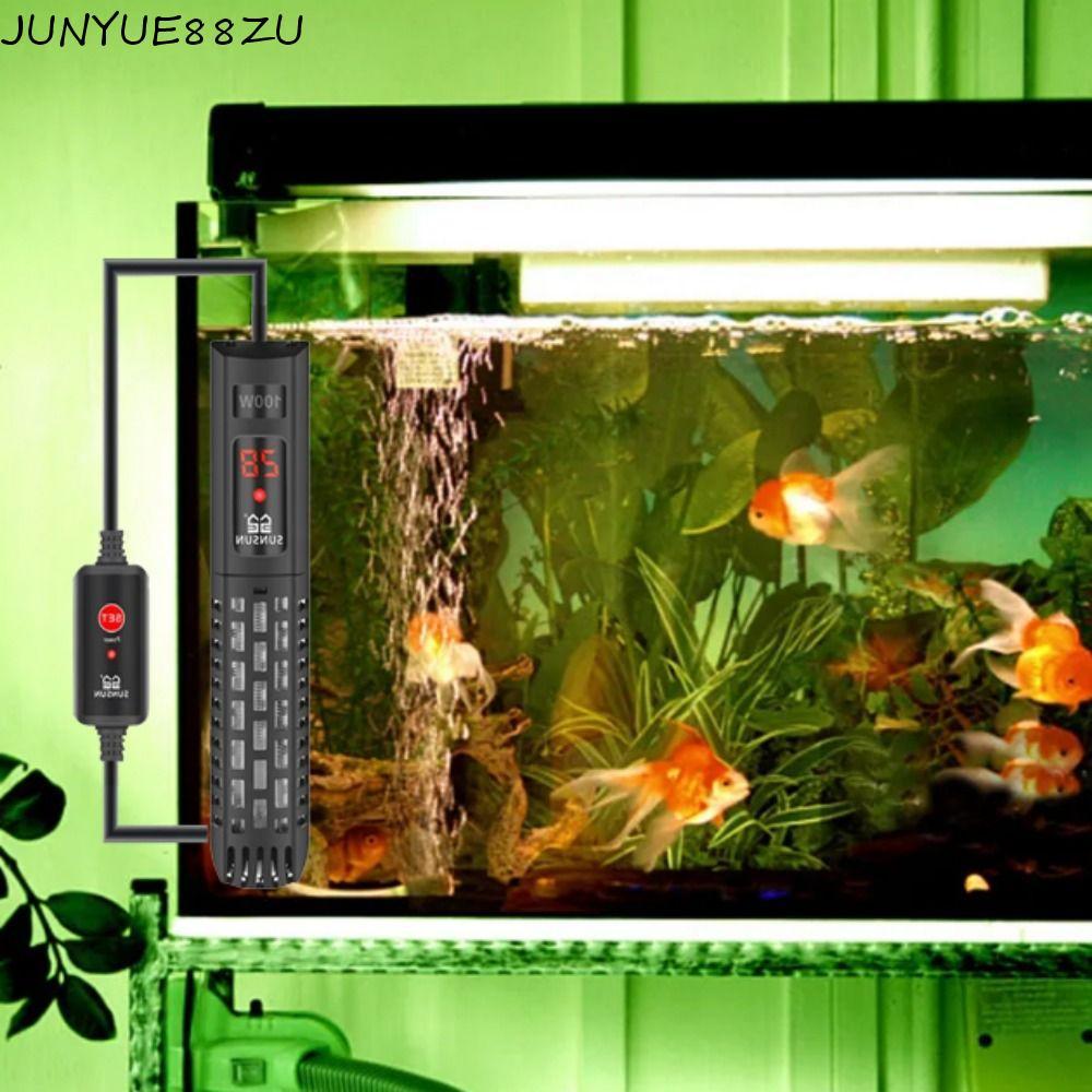 JUNYUE88ZU จอแสดงผล LCD Digital Water Heating Rod, Quartz Glass 50-500W Aquarium Submersible Heater,