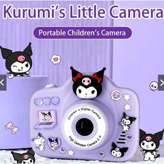 Sanrio Hello Kitty เด็กกล้อง Digital Dual กล้อง HD กล้องวิดีโอของเล่น Cinnamoroll Melody Mini Cam จอแสดงผลสีเด็กของขวัญวันเกิดของเล่นเด็กสําหรับเด็ก