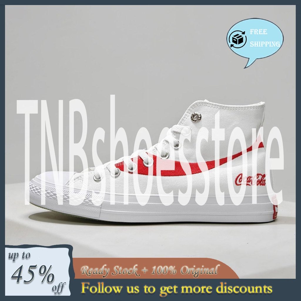 Coca Cola x Chuck 70 รองเท้าวิ่งลำลองสำหรับทั้งผู้ชายและผู้หญิง
