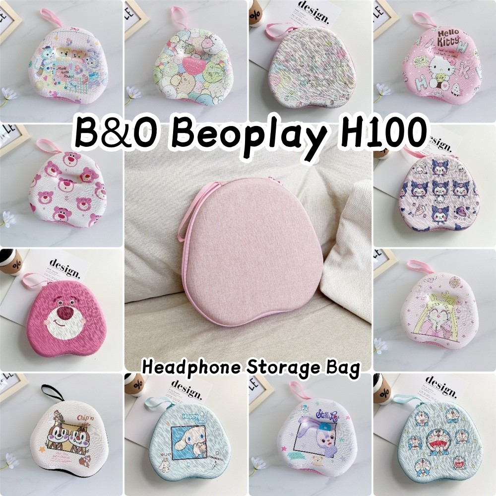 สต็อกพร้อม! สําหรับ B&O Beoplay H100 เคสหูฟังอะนิเมะการ์ตูนหูฟังกระเป๋าเก็บชุดหูฟังปลอกกล่อง