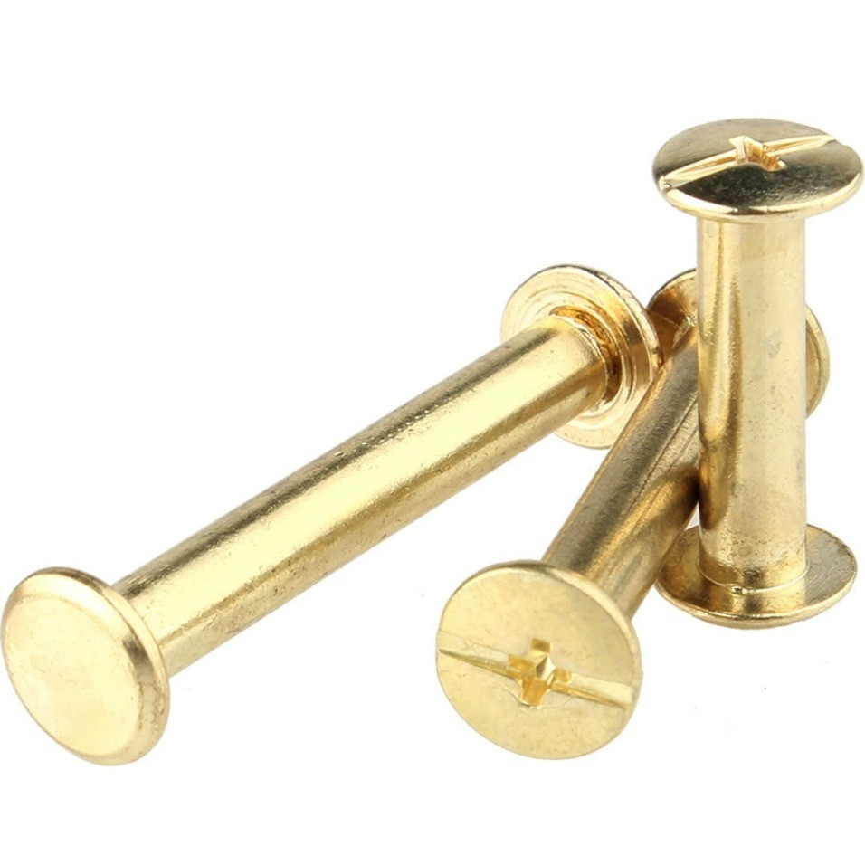 Copper-Plated Child-Mother Rivets Butt Screws อัลบั้มภาพ Ledger Nails M5