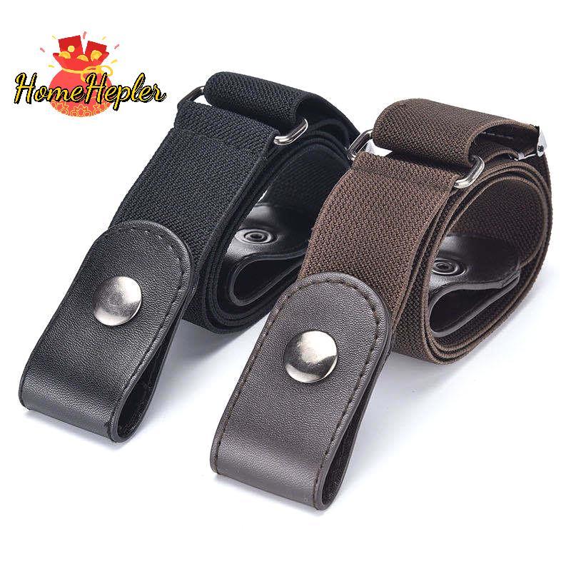 HomeHepler หัวเข็มขัดฟรีเข็มขัดสําหรับผู้หญิงผู้ชาย Jean กางเกงชุดหัวเข็มขัดปรับยืดเอวยางยืดเข็มขัดที่มองไม่เห็น DropShipping ใหม่ - รูปที่ 4