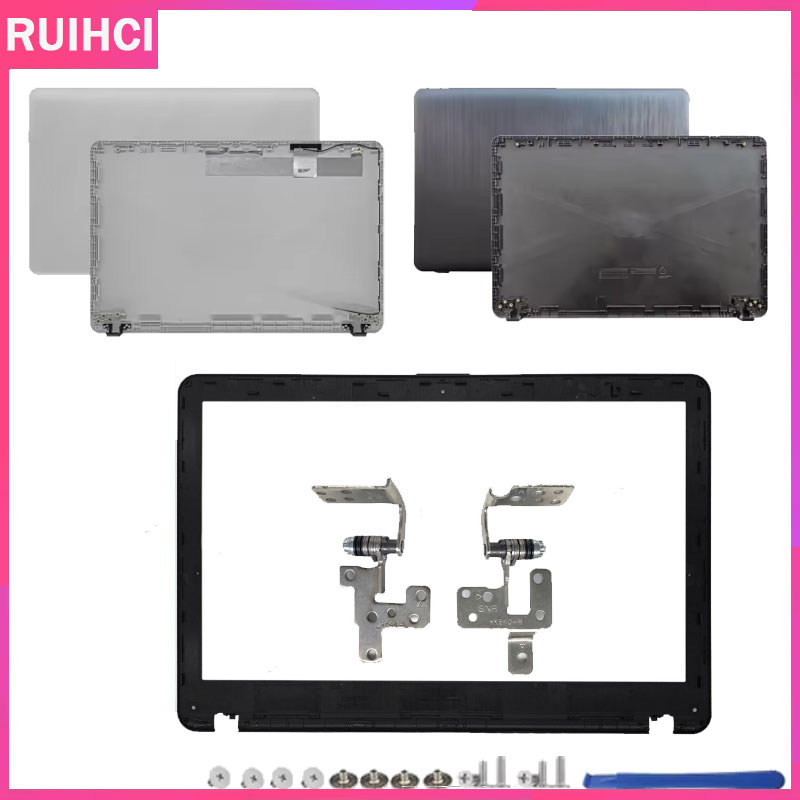 แล็ปท็อปใหม่สําหรับ ASUS X543 X543M X500 X500U X500UB LCD ปกหลังด้านหน้ากรอบบานพับด้านหลังฝาครอบด้าน