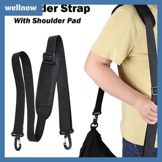 WELLNOW สายสะพายและสายกระเป๋าถือสีดำ ทำจากไนลอน สำหรับกระเป๋…