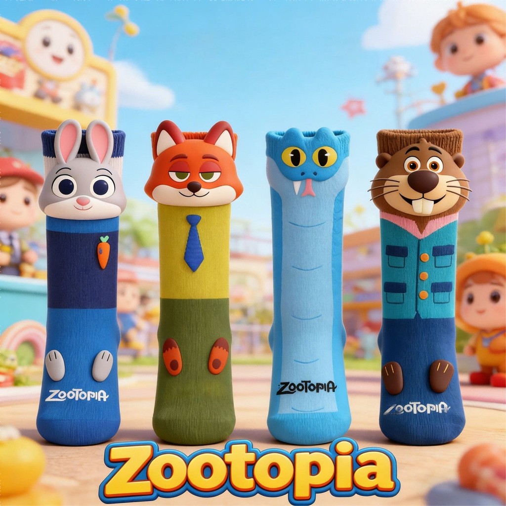 ถุงเท้าลายการ์ตูนน่ารักสำหรับเด็ก ทำจากผ้าฝ้ายนุ่ม อินเทรนด์และสวมใส่ง่าย ใช้ได้ทุกวัน