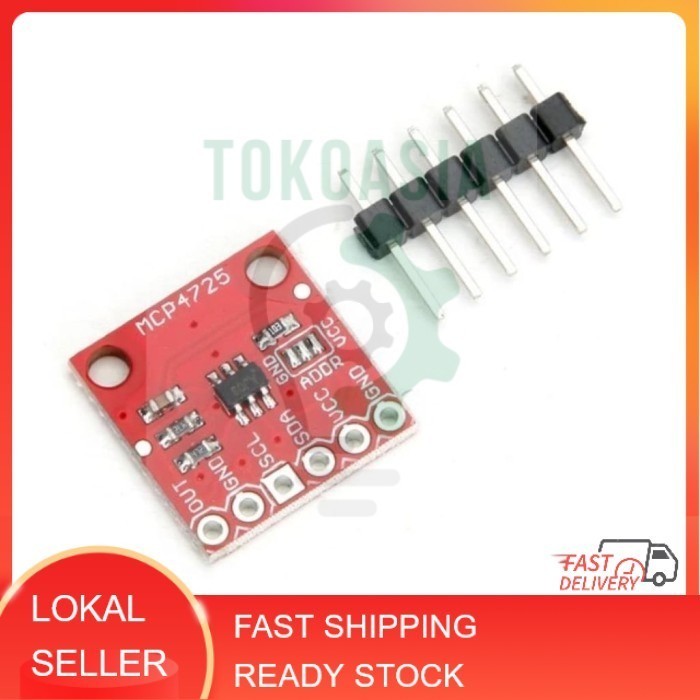 MCP4725 12 บิต I2C DAC Digital to Analog พร้อมโมดูล EEPROM ภายใน