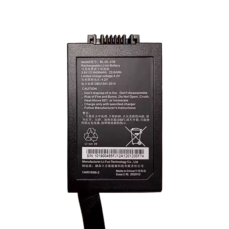 เหมาะสําหรับ Fluorite ล็อคลายนิ้วมือประตูล็อคอิเล็กทรอนิกส์ DL20VS/DL30VS แบตเตอรี่ BL-DL-01B แบตเตอ