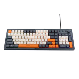 NUBWO NK52 WIRED GAMING KEYBOARD คีย์บอร์ดเกมมิ่ง เชื่อมต่อสาย USB มาพร้อมไฟ RAINBOW LIGHTING