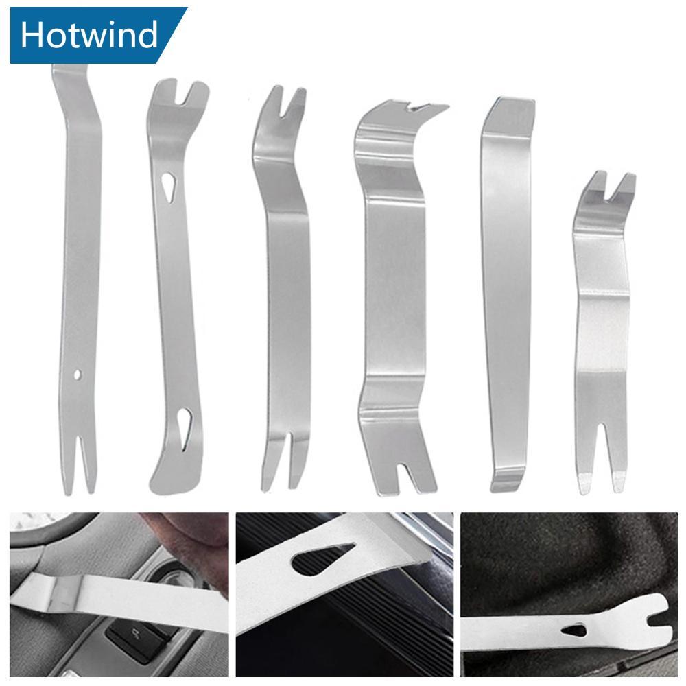 HW สแตนเลส Auto Body Pry เครื่องมือสําหรับประตู Dash แผงคลิป Dashboard Remover ภายในรถเสียง Trim Rem