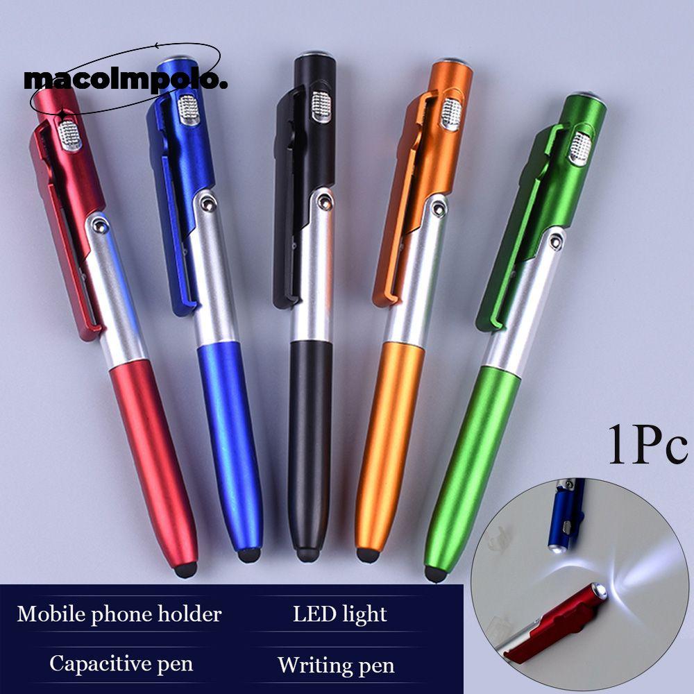 ปากกาทัชสกรีน, ปากกาลูกลื่นแบบพับได้มัลติฟังก์ชั่น, ปากกาคาปาซิทีฟไฟ LED อิเล็กทรอนิกส์ที่สร้างสรรค์