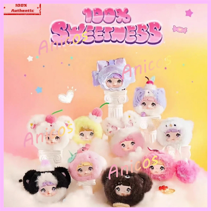 Sweetness Nommi Plush & Enamel Charm กล่องตาบอดของขวัญพวงกุญแจน่ารักสําหรับเพื่อน
