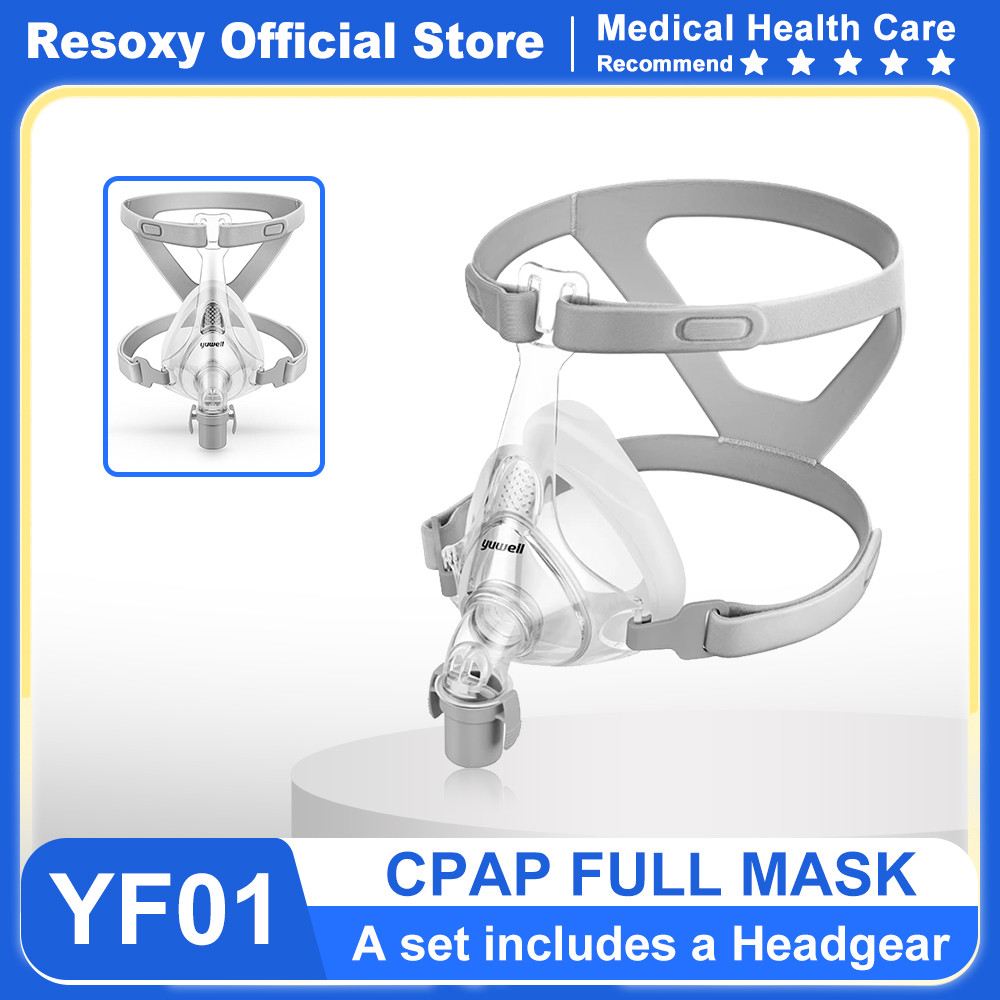 Cpap Mask Cpap Full Mask Sleep Apnea ปากและหน้ากากเต็มรูปแบบสําหรับเครื่อง Cpap Bipap สําหรับ Sleep 