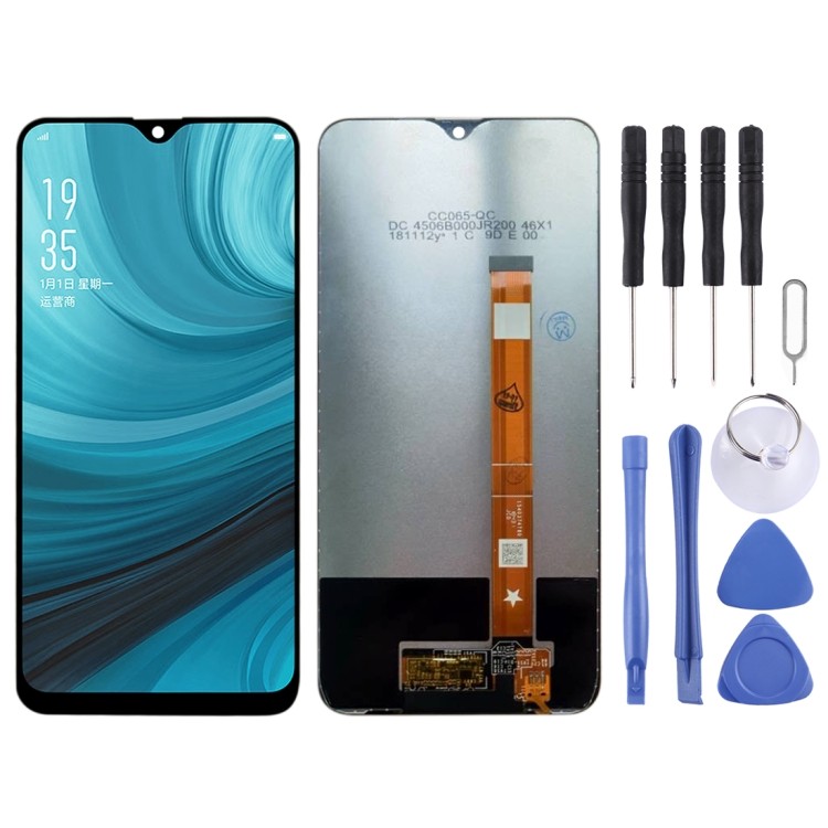 หน้าจอ TFT LCD สําหรับ OPPO A7 / A5s / AX7 / A7N / A12 / AX5 พร้อม Digitizer Full Assembly (สีดํา)